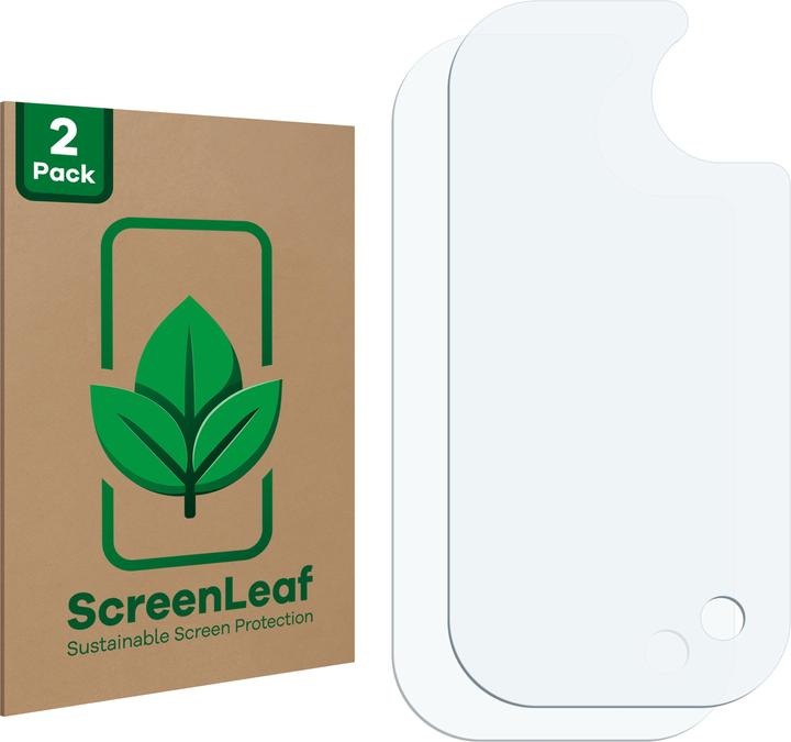 Actual product image ScreenLeaf Protective film sustainable screen protector screen protector film clear transparent (2 Piece, Samsung Galaxy S20+)