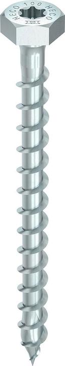 Immagine prodotto Heco TOPIX-plus 10.0 x 80, combinazione testa esagonale, testa esagonale + T-Drive, completamente (50 Viti per pezzo)