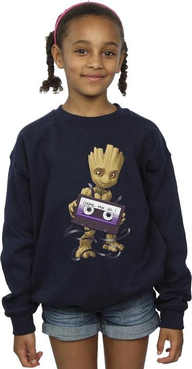 Image du produit - Sweat GUARDIANS OF THE GALAXY GROOT COSMIC TAPE - Fille (152, 158)