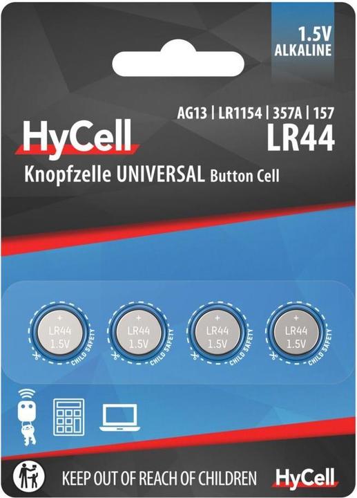 Actual product image HyCell Alkaline LR44 (4 pcs., LR44, 140 mAh)