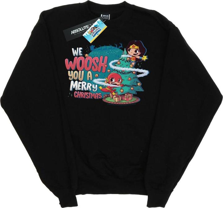 Produktbild Super Friends We WHOOSH You A Merry Christmas Sweatshirt Mädchen (140, 146)