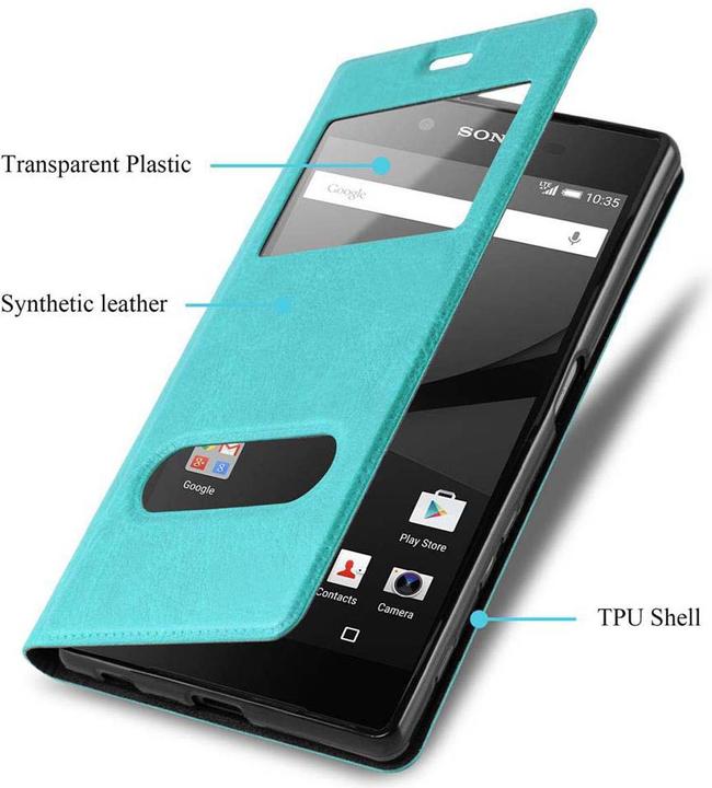 Produktbild Cadorabo Book mit View Doppelfenster Cover (Sony Xperia Z5 Premium)