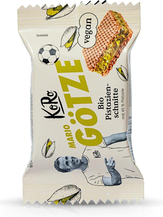Image du produit KoRo Gaufrettes fourrées bio à la purée de pistache et au cacao blanc (12 pcs, 264 g)