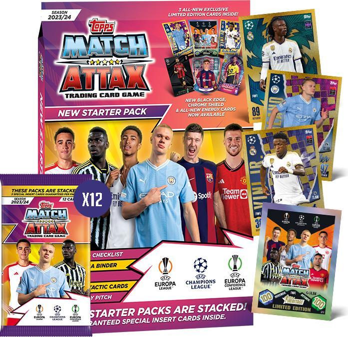 Actual product image Topps Match Attax UCL 23/24 Starter Pack