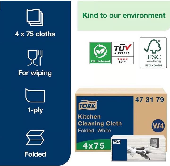 Actual product image Tork Kitchen cleaning cloth (300 pcs.)
