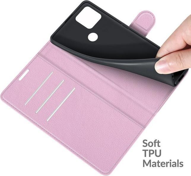 Actual product image MU Classic Litchi Leather Bookcover Series (Google Pixel 5a)