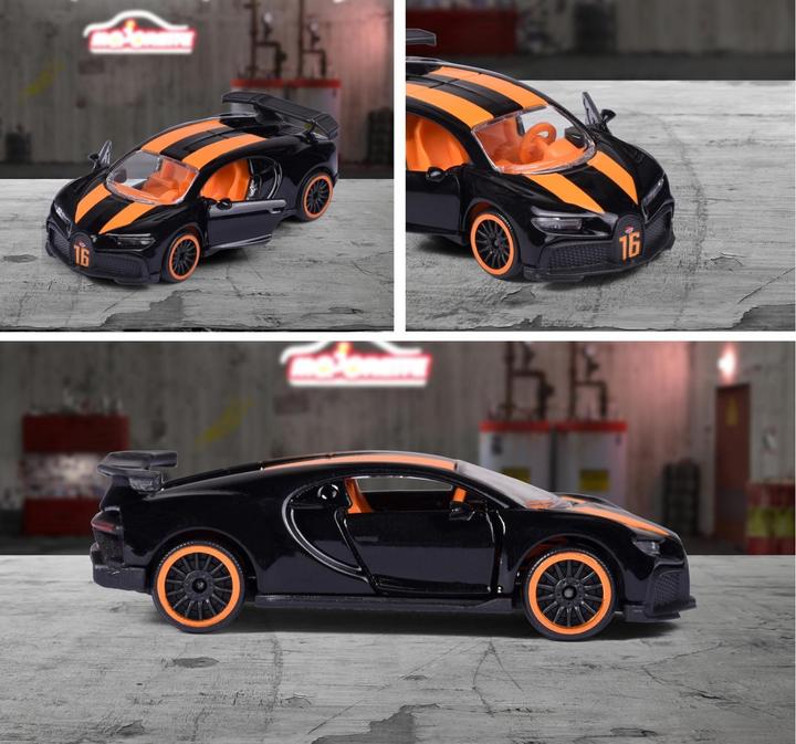 Productafbeelding Majorette Race Bugatti Chiron Pure Sport, zwart