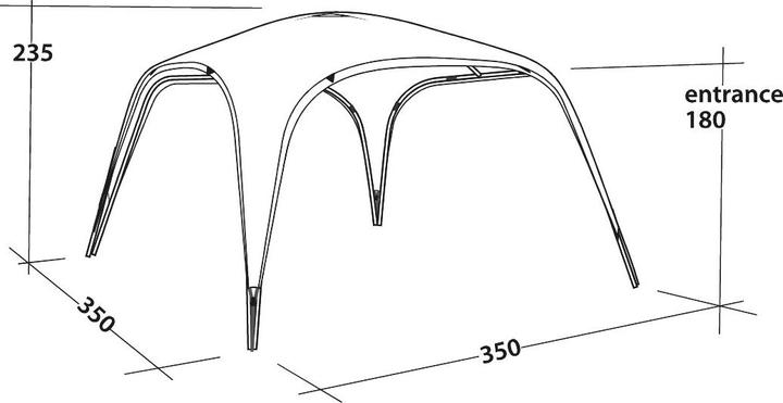 Actual product image Outwell Summer Lounge L (350 cm, 350 cm)