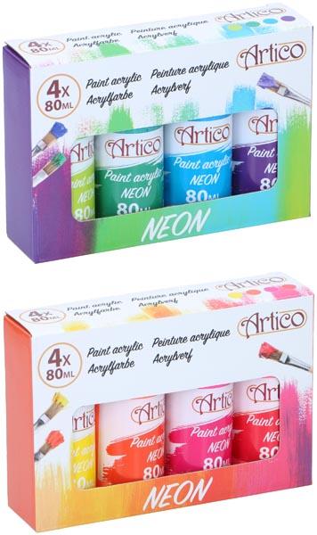 Actual product image Artico Acrylic paints (Neon)