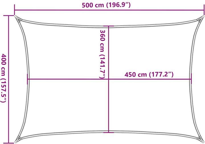Immagine prodotto VidaXL Tenda da sole (4 x 5 m)