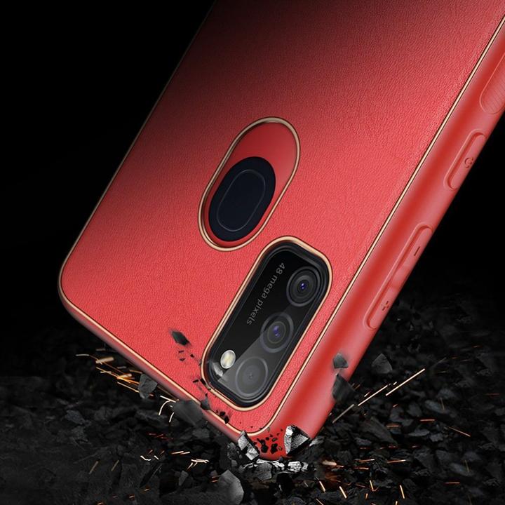 Actual product image Dux Ducis Yolo elegant case made of soft TPU and PU leather for Samsung Galaxy M30s red (Samsung Galaxy M30s)