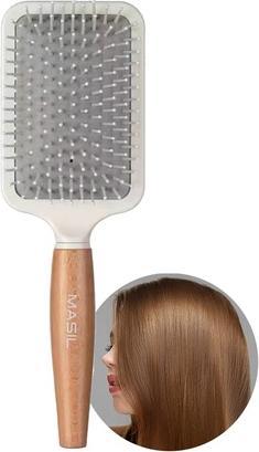 Immagine prodotto Masi Spazzola per capelli a spazzola in legno per capelli secchi e ricci con massaggio del cuoio