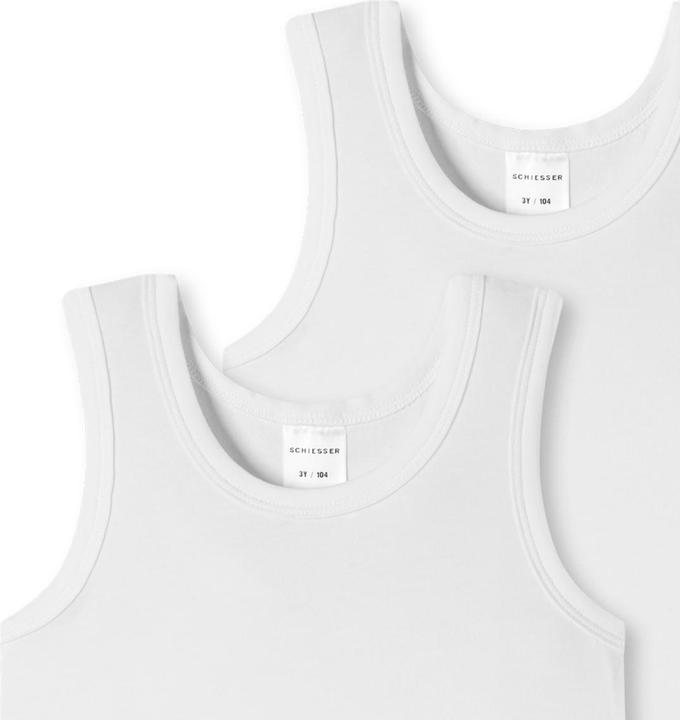 Produktbild Schiesser 6er Pack Kids Boys 95/5 Organic Cotton Unterhemd (128)