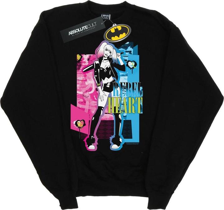 Produktbild Harley Quinn Rebel Heart Sweatshirt Mädchen (140, 146)