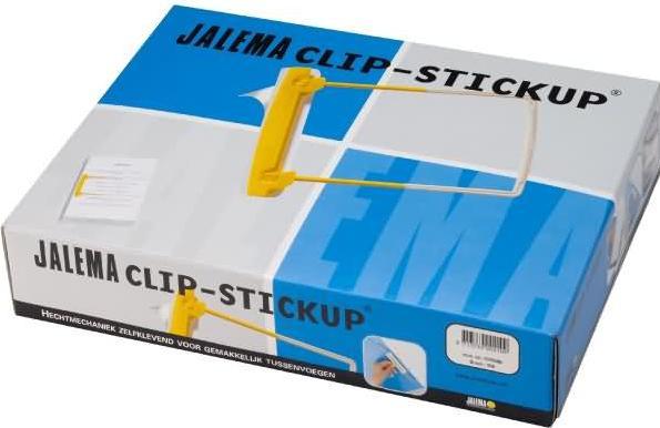 Actual product image Jalema Archive clips Djois Clip Stickup DjoisClip Yellow, white plastic 245 mm x 68 mm