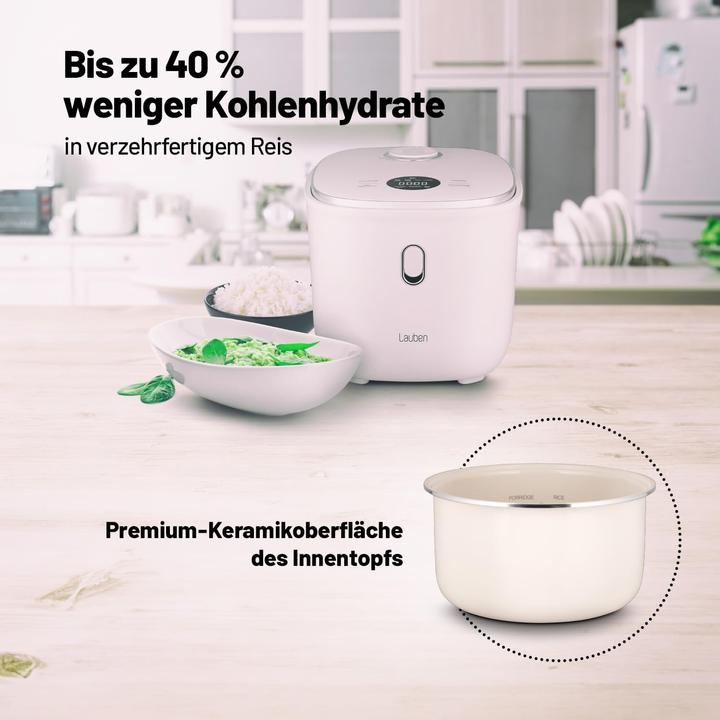 Actual product image Lauben Low Sugar Rice Cooker 3000WT (EU plug)
