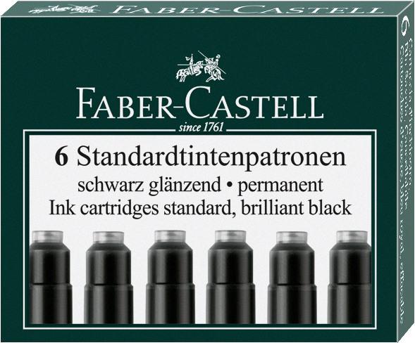 Produktbild Faber-Castell Standardtintenpatronen (Füllertinte, Schwarz)