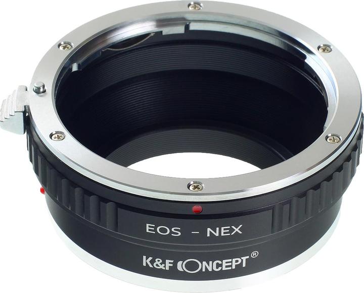 Actual product image K&F Concept High Precision Lens Adapter Mount, Copper, EOS-NEXII