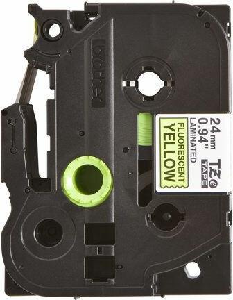 Actual product image Brother TZC51 Laminated tape (2.40 cm, Yellow, Black)