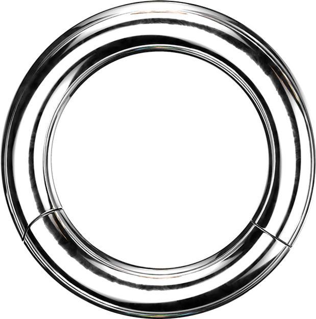 Produktbild Star Piercing Segmentring silber (Chirurgenstahl 316L)