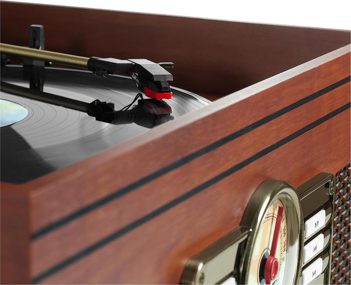 Actual product image Victrola Classic Chaine Stereo 6 En 1 Platine Vinyle Acajou New Pack (Automatic)