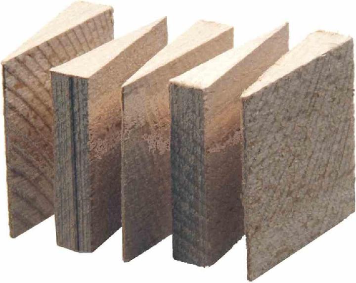Haromac Handle wedges wood 5-pcs.