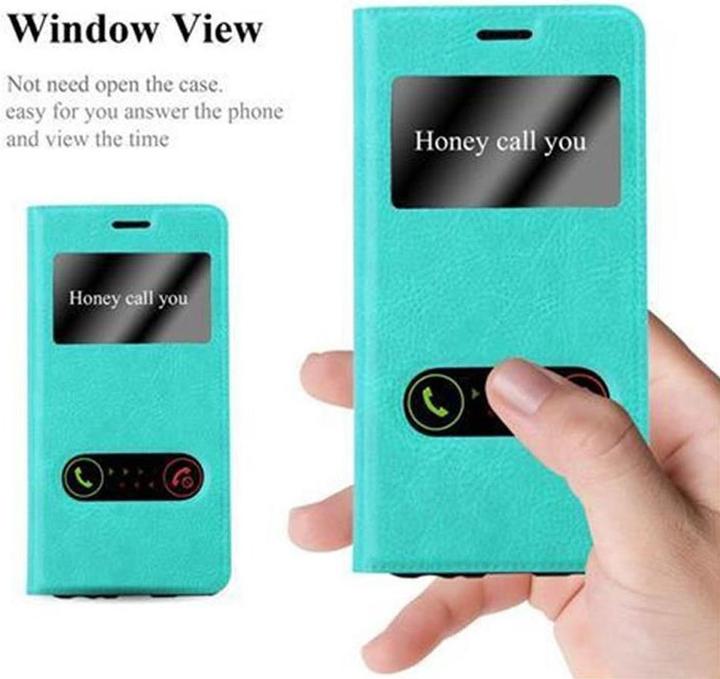 Produktbild Cadorabo Book mit View Doppelfenster Cover (Huawei P10)