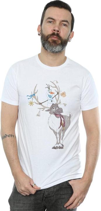 Produktbild Disney Frozen Sven And Olaf Christmas Ornaments TShirt (3XL)