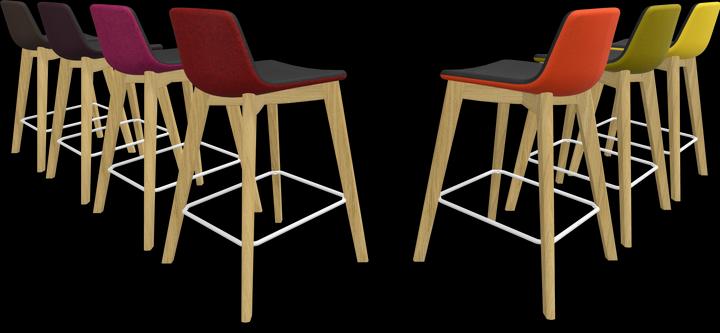 Actual product image Narbutas Twist & Sit Bar Stool