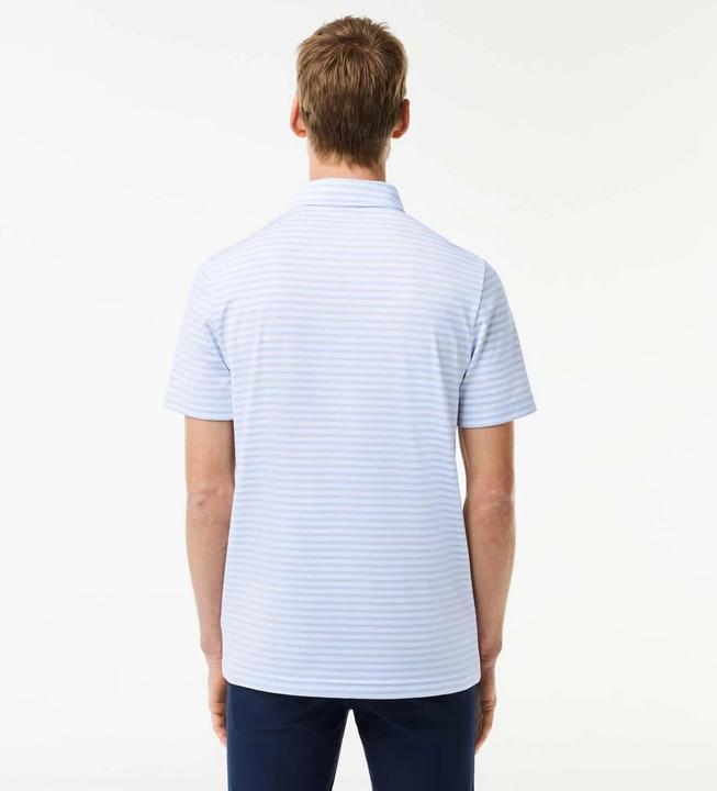 Actual product image Lacoste Mens Ultra Dry Striped UV Protection Polo Shirt (S)