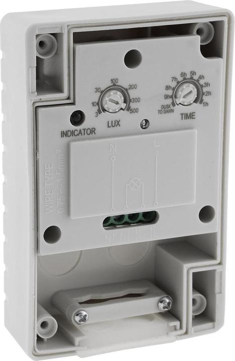 Actual product image Chilitec Twilight switch CDS-24, IP54, 10 A, 230 V