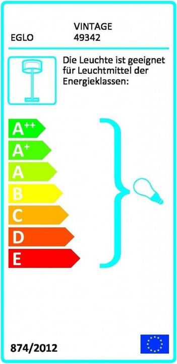 Energy Label EGLO Dundee (E27)
