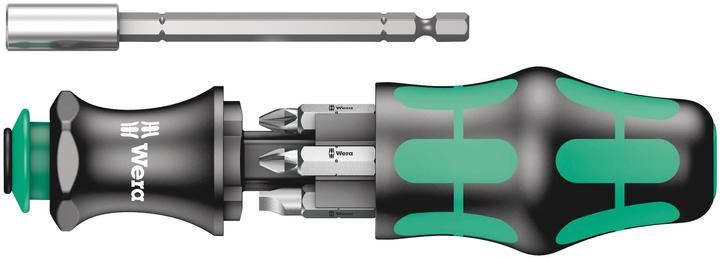Actual product image Wera Kraftform Kompakt 28 B (PH2X 25mm, PH1 x 25 mm, Pz2x25mm, slot 1 x 5.5 x 25 mm, PZ 1 x 25, slot 1.2 x 6.5 x 25 mm)