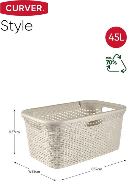 Actual product image Curver Rattan (45 l)