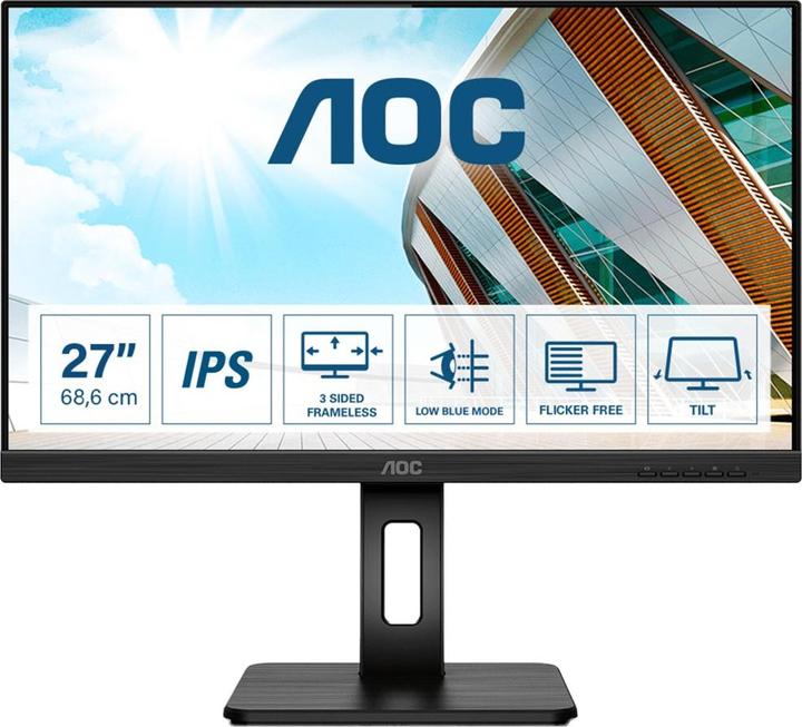 Actual product image AOC Q27P2Q (2560 x 1440 pixels, 27")