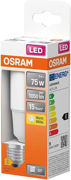 Produktbild Osram Led Star Stick (E27, 75 W, 1050 lm, 1 x, E)