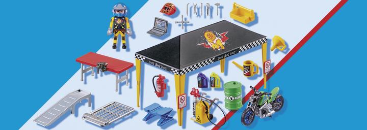 Immagine prodotto Playmobil Tenda laboratorio per spettacoli acrobatici (70552, Playmobil Stunt Show)