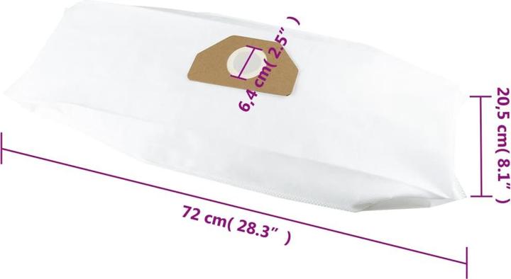 Produktbild VidaXL Staubsaugerbeutel für Karcher 6.959-130.0 20 Stk. (20 x)