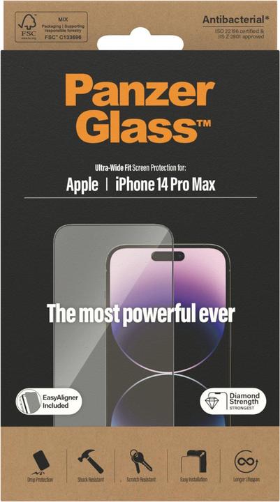 Produktbild PanzerGlass Ultra-Wide Fit (1 Stück, Apple iPhone 14 Pro Max)