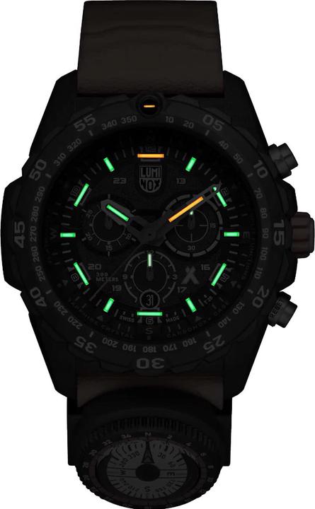 Actual product image Luminox Bear Grylls Survival Master 3740 Series (Swiss made, Chronograph, Analogue wristwatch, 45 mm)