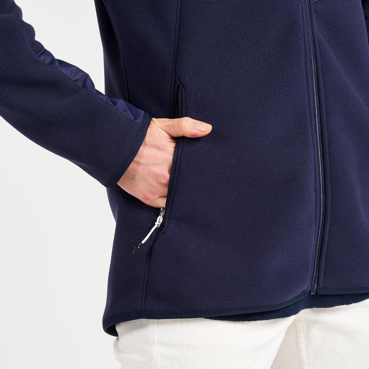Image du produit Tribord Veste polaire voile femme chaude 500 bleu (S)