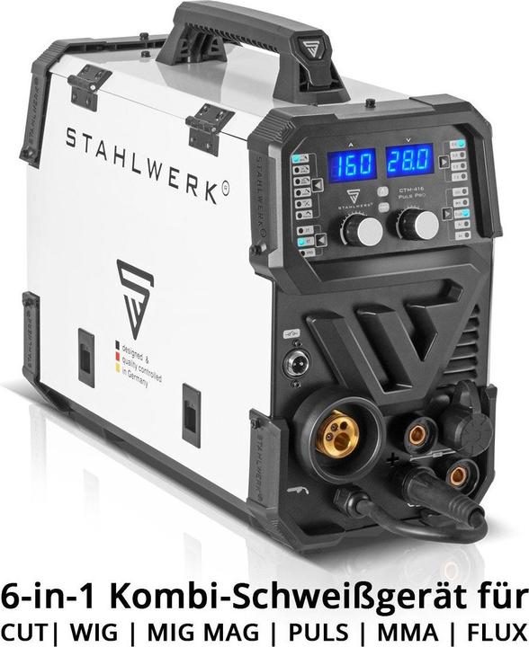 Produktbild Stahlwerk Kombi Schweissgerät CTM-416 PULS 6-in-1 160 A