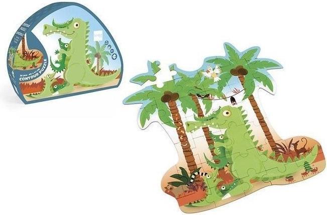 Produktbild Scratch Shape Puzzle Krokodil 36 Teile (36 Teile)