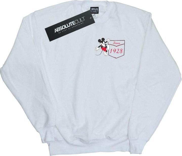 Produktbild Disney Mickey Mouse Faux Pocket Since 1928 Sweatshirt Mädchen (152, 158)