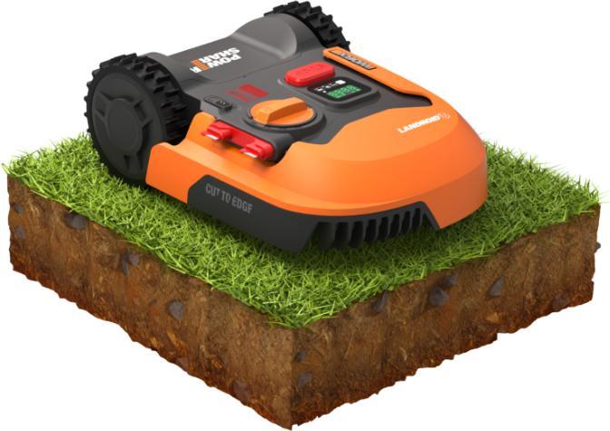 Actual product image Worx Cordless lawn mower (500 m², Boundary wire)