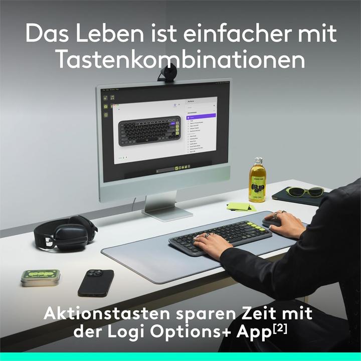 Actual product image Logitech Pop Icon Keys (DE, Wireless)