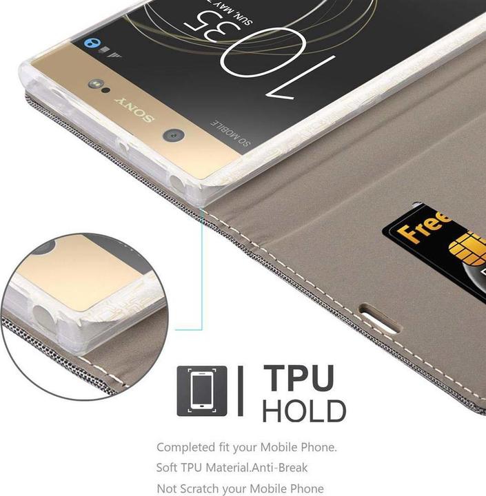 Actual product image Cadorabo Book Jeans Optics Cover (Sony Xperia XA1 Ultra)