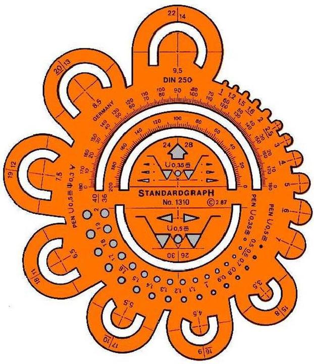 Image du produit Standardgraph Gabarit Arrondi (2624.40 mm)