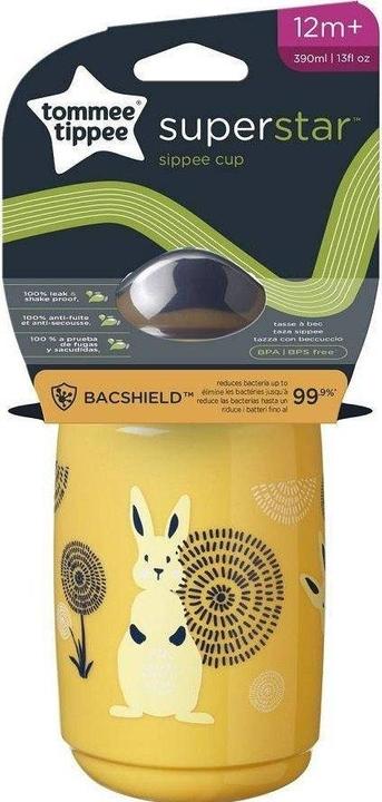 Actual product image Tommee Tippee cup SIPPER, 12m+, 390ml, yellow, 447828