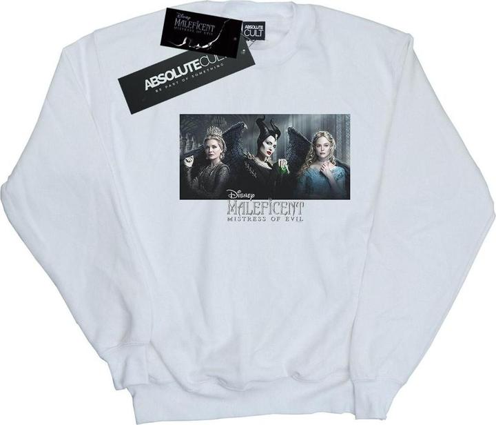 Actual product image Disney Womens/Ladies Maleficent Mistress Of Evil Character Poster Sweatshirt (XL)